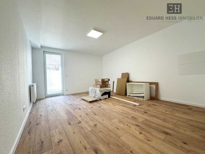 ++ ERSTBEZUG NACH SANIERUNG: Frisch saniertes und modernes 1-Zi. Apartment mit Küche & Terrasse ++