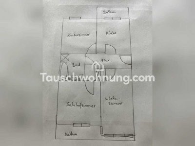 Tauschwohnung: 3ZKB-Wohnung Heidelberg Kirchheim