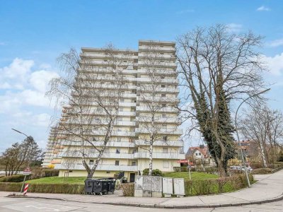 Ruhige, vermietete 3-Zimmer-Wohnung im 8. Obergeschoss in Freising