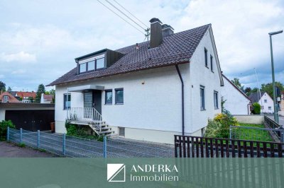 Zentrales Einfamilienhaus in Günzburg mit Garten, Ausbaupotenzial und Doppelgarage zu verkaufen!