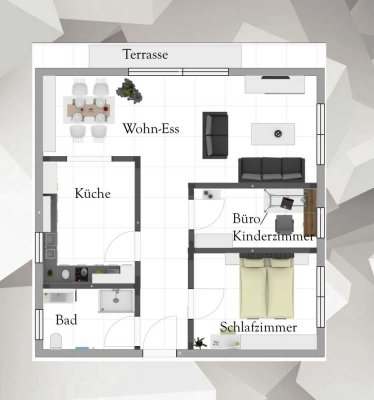 Stilvolle 3-Zimmer-Wohnung mit großzügigem Garten, Balkon & Terrasse – vollständig saniert