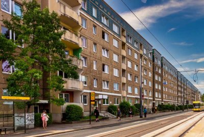WG geeigneter Grundriss im Plattenbau in zentraler Lage