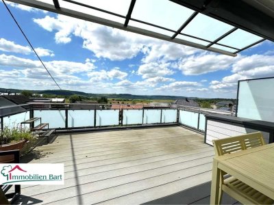 PERL-SEHNDORF: RENOVIERTE 120 M² WOHNUNG MIT TOLLER FERNSICHT