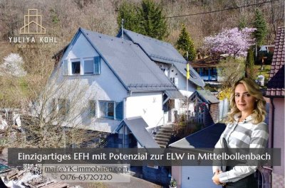 Familienidylle in Mittelbollenbach – EFH mit Einliegerwohnung-Potenzial, Balkon und Garten!