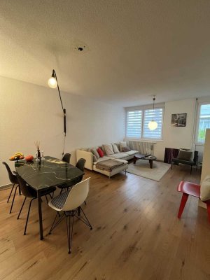 Grenznahe 3,5 Zimmer-Wohnung im EG mit zusätzlichem UG (86m2) und TG-Stellplatz in Lörrach-Stetten