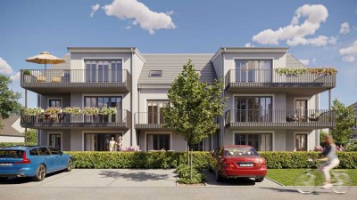 Sonnige Traumwohnung mit Süd-Balkon in Toplage | Qualitätvolles Wohnquartier im Herzen Weilheims