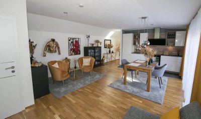 Rooftop, ganz oben, uneinsehbare, Dachgeschosswohnung