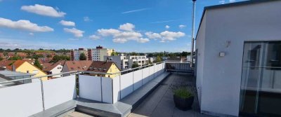 Exklusive 2-Zimmer-Penthouse-Wohnung mit großer Dachterrasse in Münchingen
