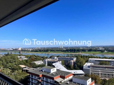 Tauschwohnung: Elegante 3-Zimmer-Wohnung mit traumhaftem Rhein und Dom