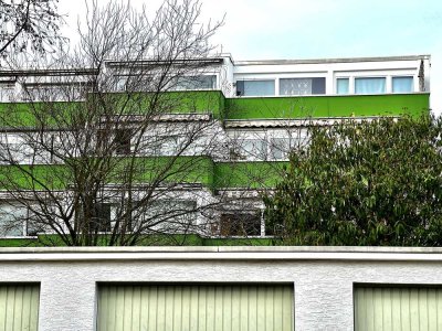 Helle, sanierte 3-Zimmer-Wohnung mit Einbauküche, Garage und Garten