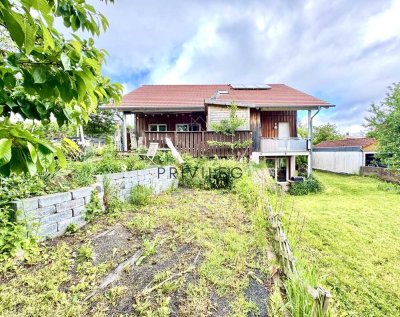 Familienfreundliches Bio-Energiesparhaus mit Einliegerwohnung & Gartenparadies