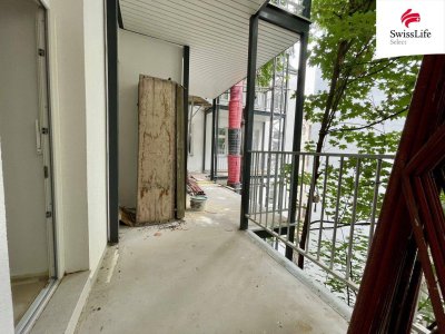 Exklusive City-Apartment 2,5 Zimmer direkt am Gürtel mit großem Balkon in den Innenhof! Perfekte Lage mit urbanem Flair