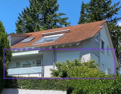 Sonnige, stadtnahe 3-Zimmer-Wohnung mit EBK in Überlingen