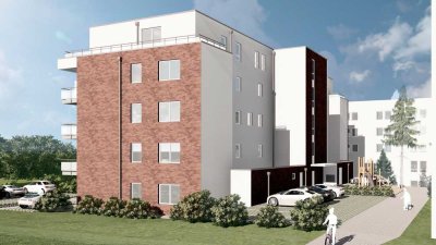 Bad Kissingen von oben - Neubauwohnung im Staffelschoss mit Aufzug