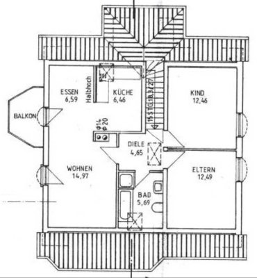 Kernsanierte 2,5 Zi 62m2 Etagenwohnung in OMB, EBK, Balkon, FBH