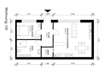 Geschmackvolle, neuwertige 2-Raum-Wohnung mit gehobener Innenausstattung in Elz