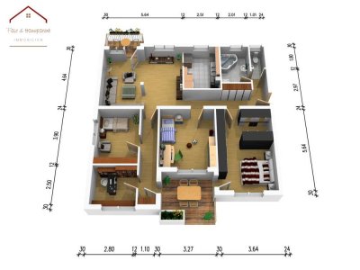 Herbrechtingen-  5 Zi.- Whg., EG mit Balkon u. Terrasse – perfekt für ein komfortables Zuhause!