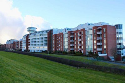 Stilvolles Wohnen mit Meerblick im Helgolandhaus am Südstrand