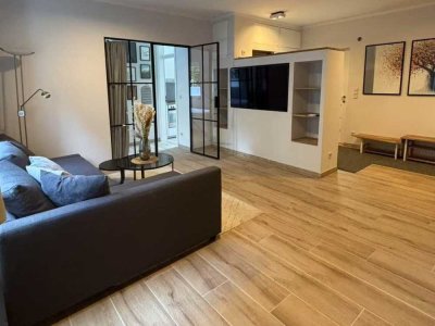 Moderne, vollmöblierte 1,5-Zi.-Wohnung – 800€ All-in Miete inkl. WLAN & Stellplatz – ab sofort