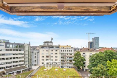 Renovierte 2-Zimmer-Wohnung mit Galerie in zentraler Lage von Frankfurt-Westend