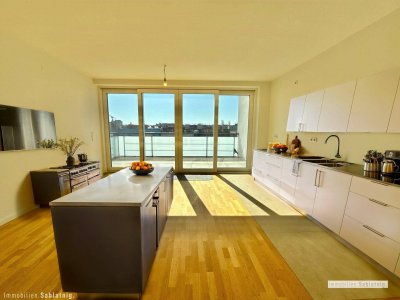 LUXURIÖSE DACHGESCHOSS-MAISONETTE! Traumhafter Stadtblick - Erstbezug!