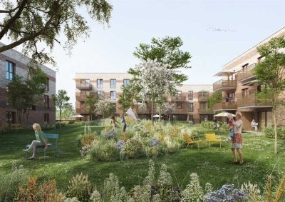 Ideale Raumaufteilung: Schöne 1-Zimmer-Neubauwohnung in Buxtehude zu vermieten!