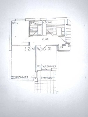 3-Zimmer-Wohnung mit Terrasse
