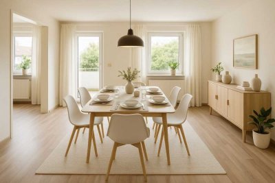 4-Zimmer-Wohnung mit Balkon, Garage und Stellplatz in Denkendorf