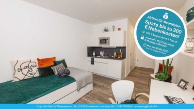 Vollmöbliertes 1-Zimmer-Apartment in Hannover-Hainholz - Jetzt bis zu 300 € Nebenkosten sparen!