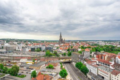 Luxuriöses Penthouse mit 360 Grad - Aussicht über die Ulmer Skyline!