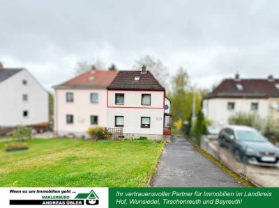 OG-Wohnung mit eigenem Gartenanteil