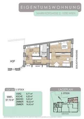 PROVISIONSFREIE sanierungsbedürftige Altbauwohung | Nähe U3-Station-Schlachthausgasse | Lift in Planung