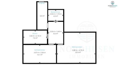 Schöne 2 Zimmer Altbau-Wohnung mit Charme in Itzehoe (08)