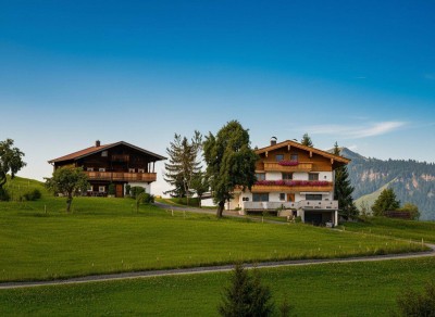 102 m² Dachgeschosswohnung in Fieberbrunn – Wohnen am Bauernhof in Traumlage