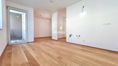Erstbezug – kompakte 2-Zimmer-Wohnung mit Loggia, Luft-Wärmepumpe &amp; PV-Anlage