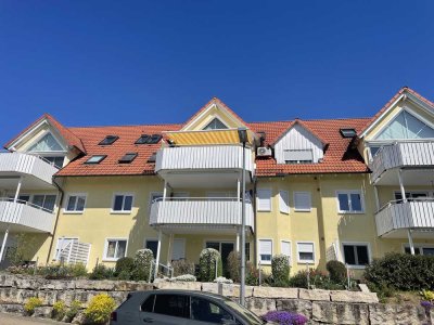 Schöne 3-Zimmer-Maisonette-Wohnung mit gehobener Innenausstattung mit Balkon und EBK in Bad Rappenau