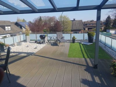 Wunderschöne 4-Zimmer-Terrassenwohnung mit gehobener Innenausstattung mit Balkon und EBK in Kamen