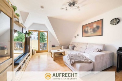 A U F R E C H T °GEMÜTLICH IM GRÜNEN° geräumige 4-Zi.-Maisonettewohnung mit Garten