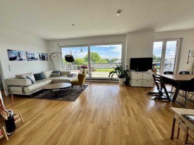 Traumhafte Penthouse-Wohnung mit umlaufender Dachterrasse & Blick ins Grüne – Alexander-Diehl-Straße