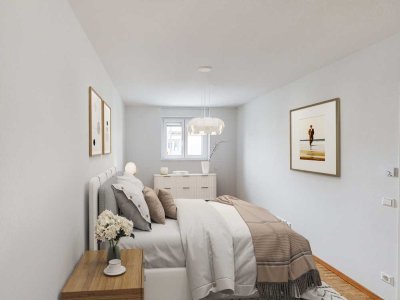 Morgensonne pur! Helle 3-Zimmer-Wohnung mit EBK und Balkon/Dachterrasse