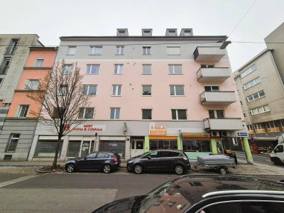 Linz: sehr zentral gelegene, großzügige 3-Wohnung mit Balkon, ca. 95m²