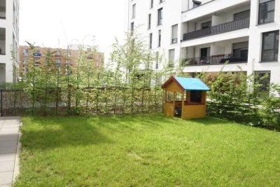 Moderne 4-Zimmer-Wohnung mit Terrasse, Garten und hochwertiger Ausstattung im neuen Stadtquartier