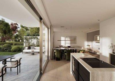 NEUBAU: Großzügige 4-Zimmer-Gartenwohnung mit direktem Zugang zum Hobbyraum