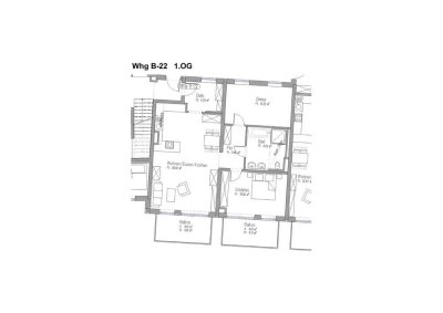 3-Zimmer-Neubauwohnung mit Balkon