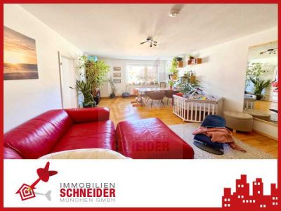 IMMOBILIEN SCHNEIDER - Lehel-  traumhaft schöne 2 Zi-Wohnung mit Wohnküche und Holzdielenboden