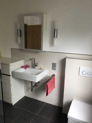 Geschmackvolle, sanierte 2-Raum-EG-Wohnung mit gehobener Innenausstattung mit Balkon in Lebach