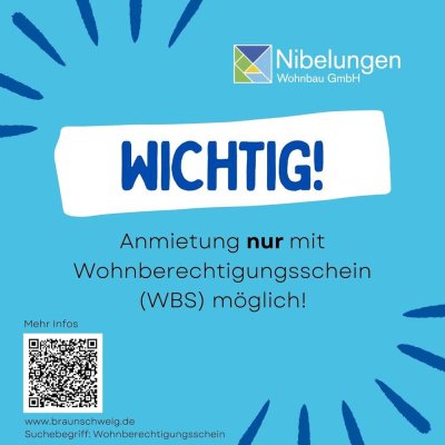 Saalestr. 8, 3 R- 3 Zimmer Wohnung mit Loggia! Anmietung nur mit WBS möglich!