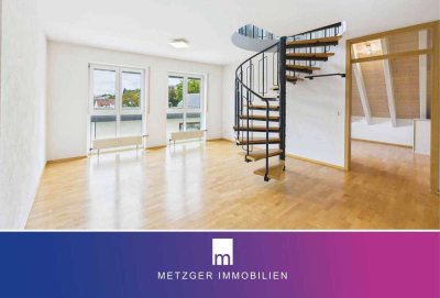 Elegante 3 Zimmer-Maisonette-Wohnung mit Dachterrasse in idyllischer Lage von Denkendorf