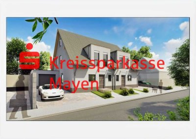 Neubau in Plaidt. Hier als Ausbauhaus.