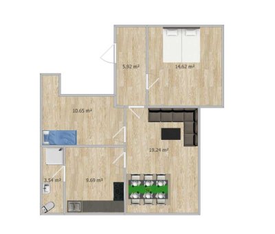 Attraktive 3-Zimmer-Erdgeschosswohnung in Hanerau-Hademarschen
